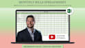 create you a monthly bill tracker excel spreadsheet