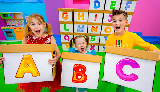 make a fast viral kids learning videos, animated kids videos and nursery rhymes