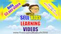 sell kids learning videos with free thumbnail