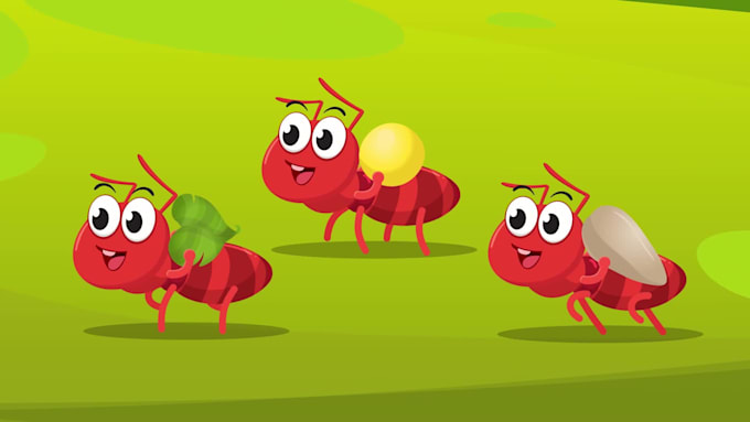 create cartoon rhymes animation for kids