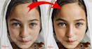 do natural looking skin retouching