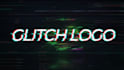create short glitch logo intro outros video for youtube