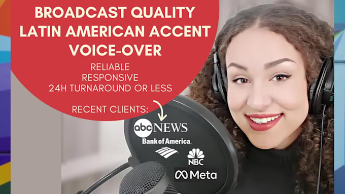 record professional latin american accent voice over