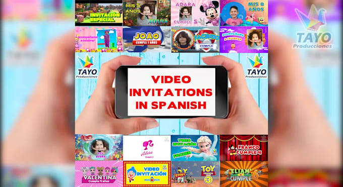 create birthday video invitation