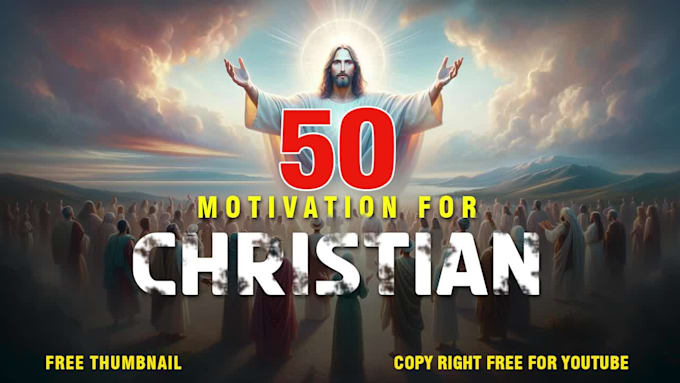create 50 christian motivational videos for youtube