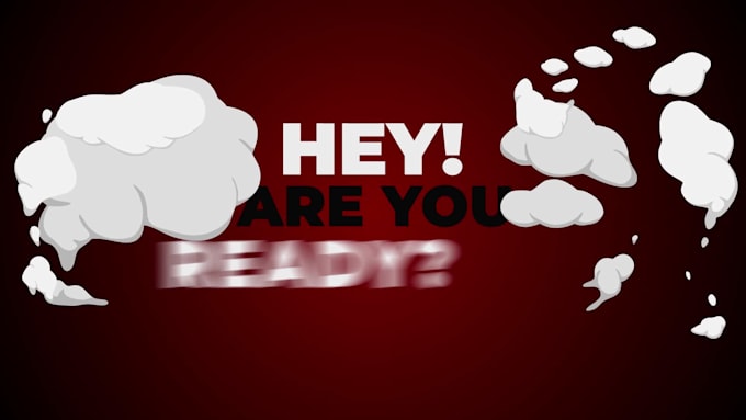 do awesome kinetic typography animation, title animation