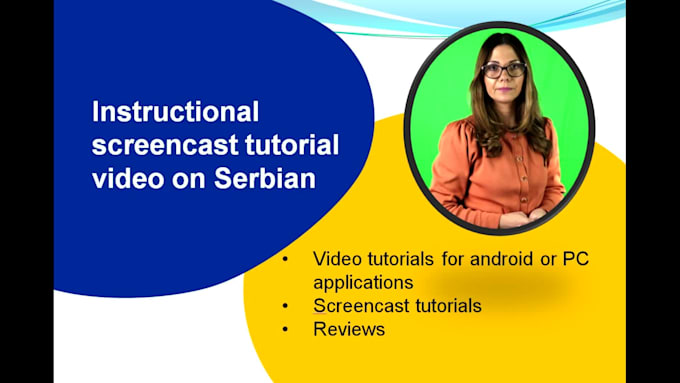 record instructional screencast tutorial video on serbian
