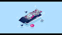 make a beautiful svg isometric animation for your website