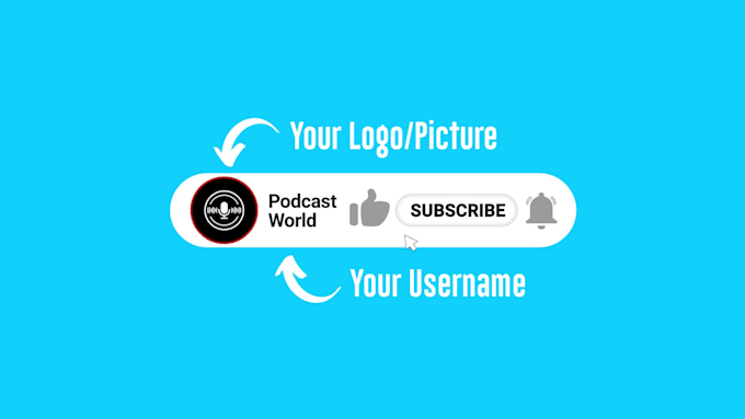 make an animated youtube subscribe button
