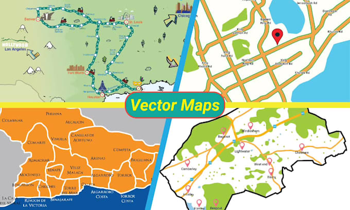 Design customize vector city map or community board map by Emil07 | Fiverr