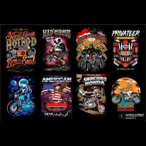 craft unique artwork from your car and motorcycle