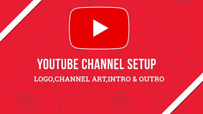 setup youtube channel logo,art,intro,outro video