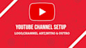 setup youtube channel logo,art,intro,outro video