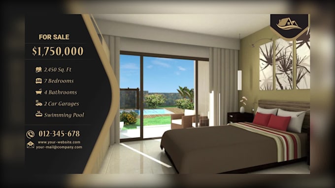 create professional real estate listing promo video