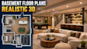 draw professional basement floor plans and realistic 3d renderings