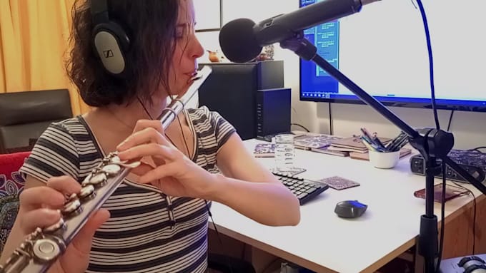 record a professional flute for your music