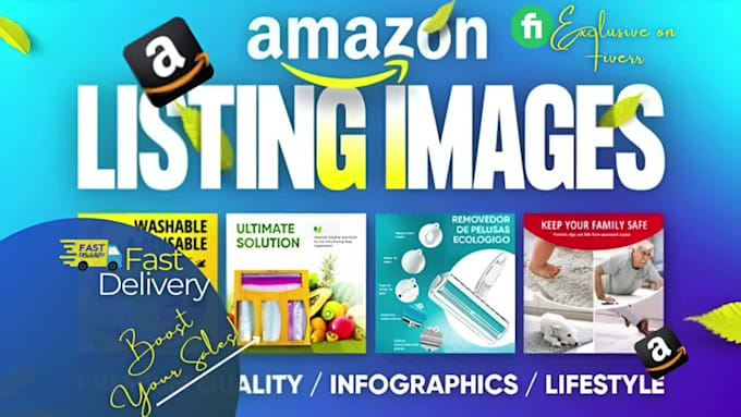 do amazon product infographics, amazon listing images design, product photos