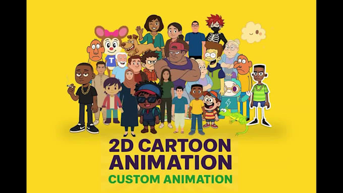 Create 2d cartoon anime animation video with any style by Sumaira_j ...