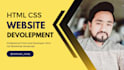 create web page modern responsive website design in html css