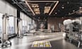 design gym, yoga and pilates studio with realistic 3d rendering