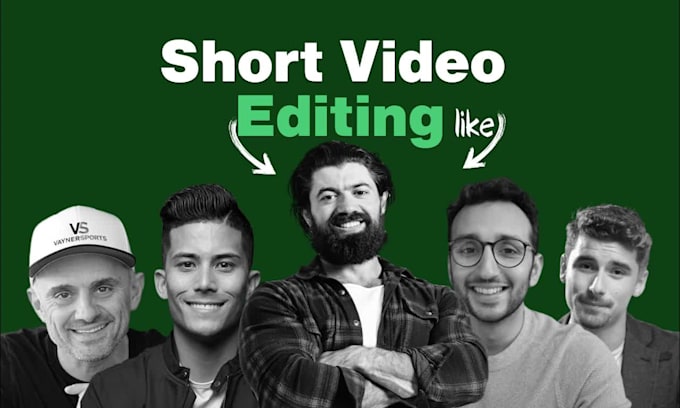 edit instagram reels, tiktok videos, youtube shorts and facebook ads video