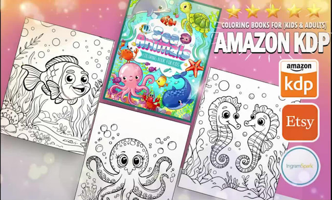 create children colouring and activity books for amazon kdp