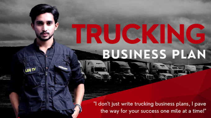 write trucking, logistics and freight business plan