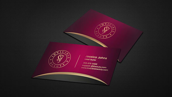 create professional and premium custom business card design