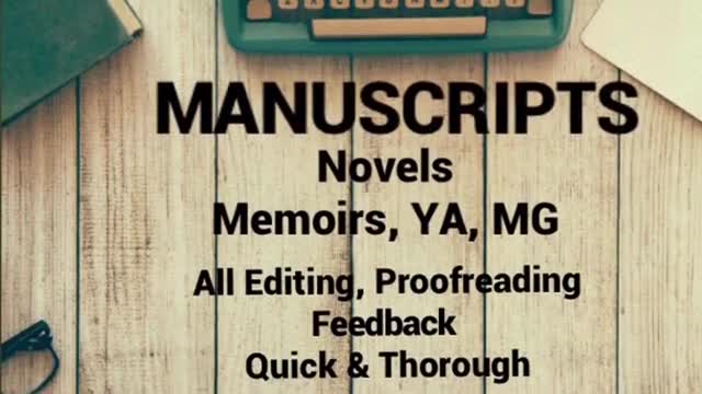 proofread your manuscript to get it ready for publication