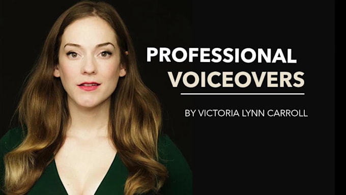 record a natural, professional british female voice over
