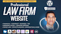 create attorney, lawyer, legal, law firm wordpress website