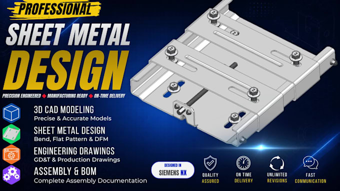design sheet metal products and mechanical assemblies