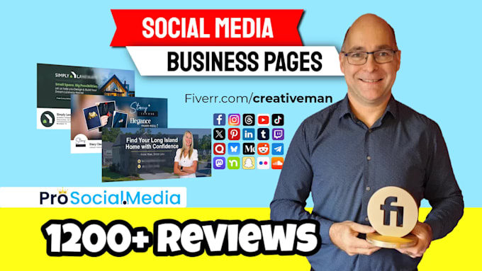 create social media business pages