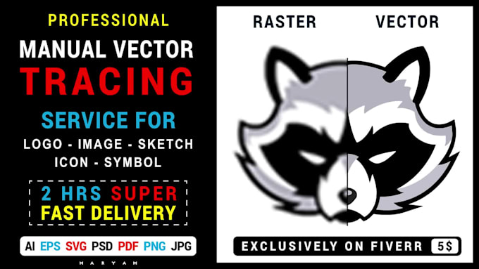 retrace, redo, recolor, redraw, vectorize, convert logo or image to vector
