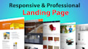 create a responsive landing page and wordpress landing page