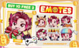 draw twitch emotes, chibi emotes vtuber, animated emotes, for stream