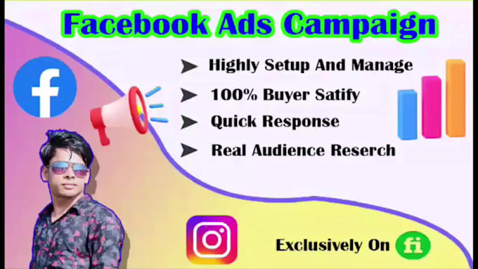 setup and run facebook ads campaign, fb advertising perfectly