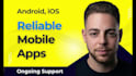 be your react native developer and do mobile app development for ios and android