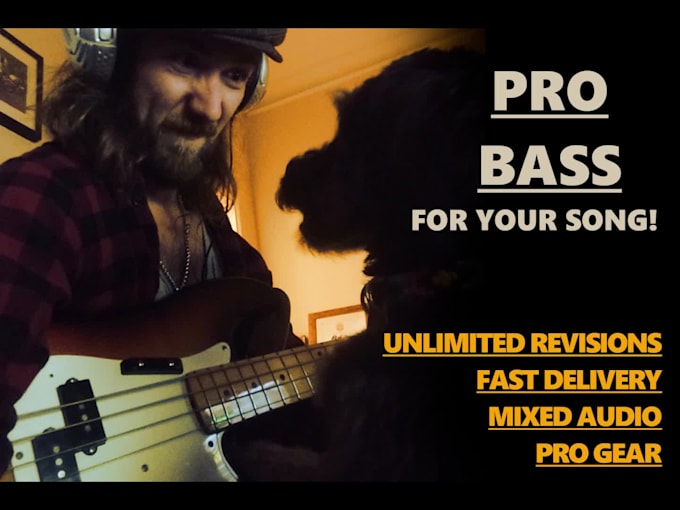 record tight pro bass guitar on your song