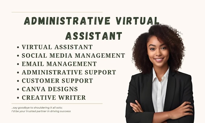 be personal executive administrative creative virtual assistant social media