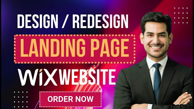 design figma to wix, redesign wix landing page, wix studio website development