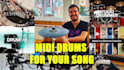 write and record drums for your song in midi format