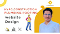 design hvac, roofing, plumbing, construction website