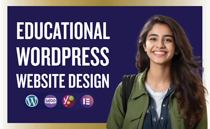 design educational website using wordpress in one day