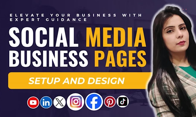 create, set up and optimize social media accounts