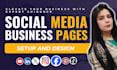 create, set up and optimize social media accounts