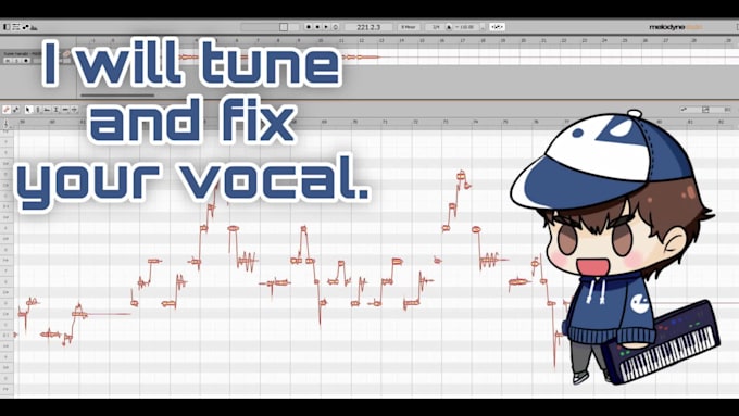tune, pitch, and fix your vocal manually into perfection