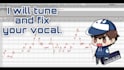tune, pitch, and fix your vocal manually into perfection