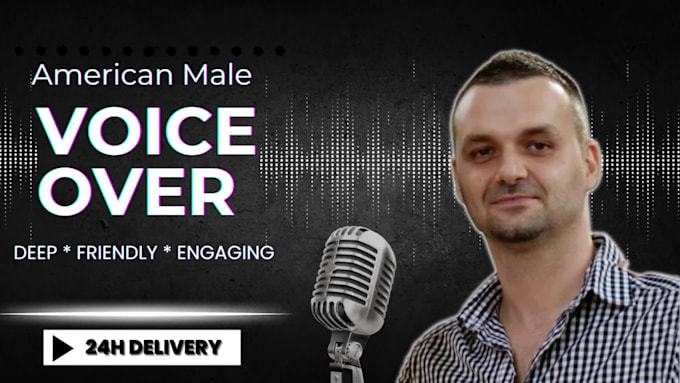 be your true crime deep american voice over actor