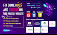 fix errors in wordpress, HTML, CSS, jquery, theme, database